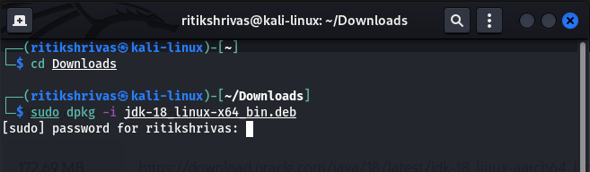 Step 1 - Extract Package for Installing JDK