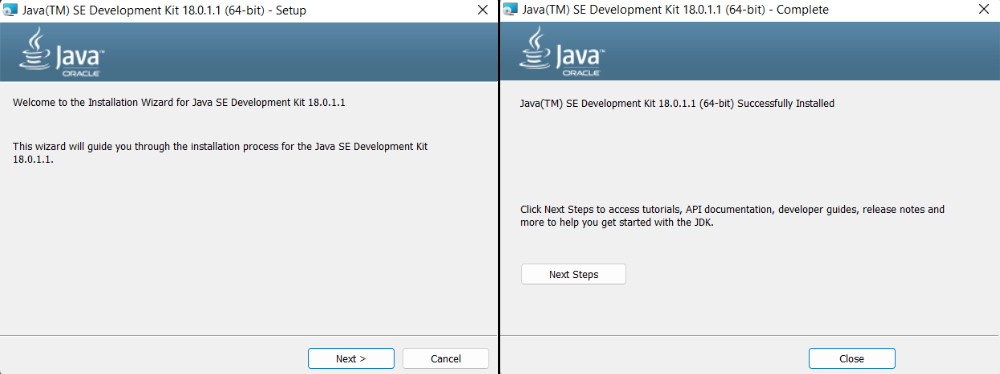 Step 1 - Installing JDK for Windows