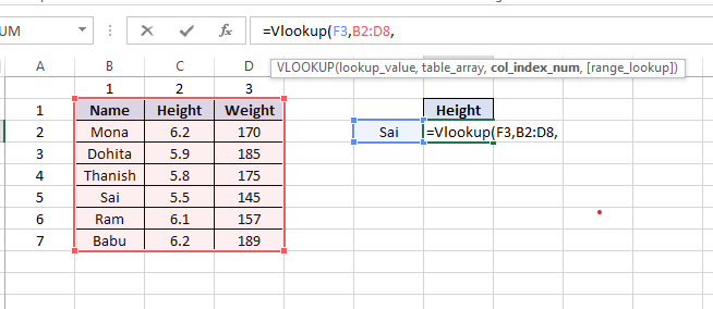 Vlookup-function-written