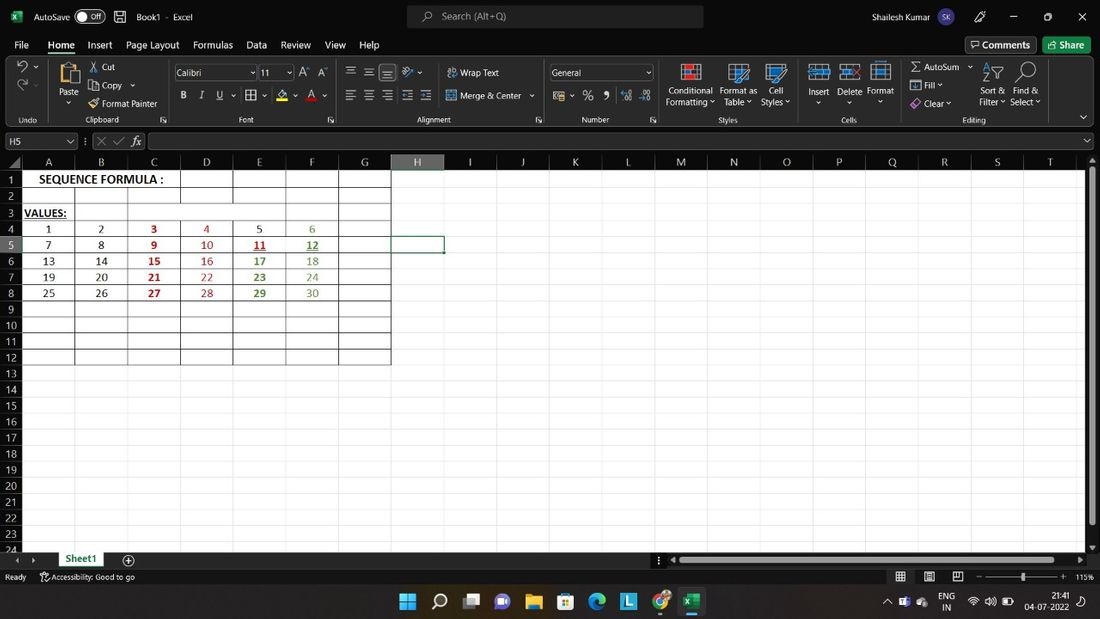 Generating-sequence