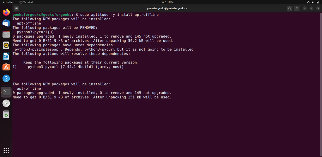 How To Install Apt-Offline Package On Ubuntu? - Geeksforgeeks