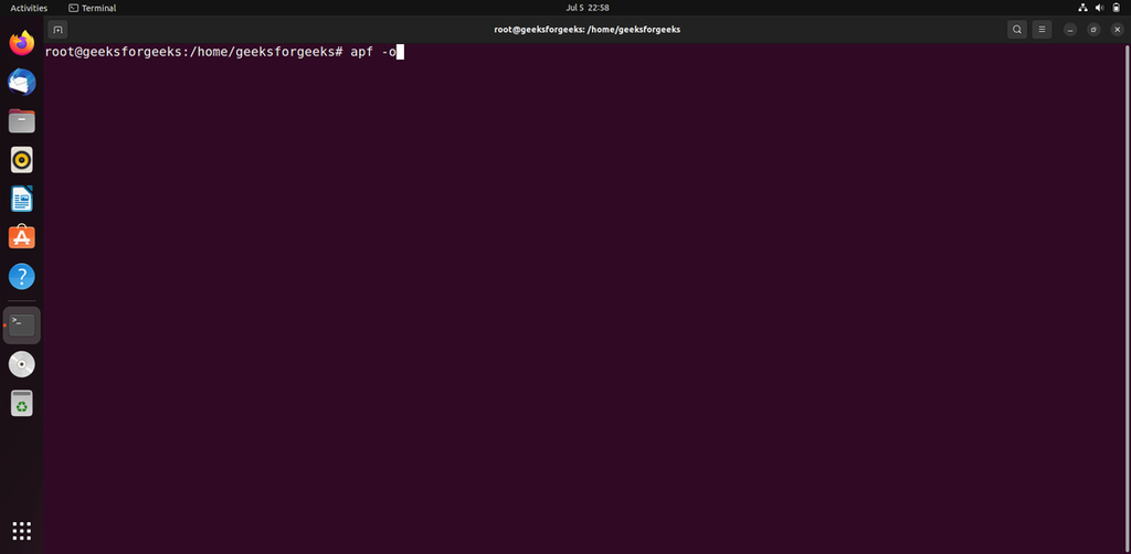 How To Install apf-firewall on Ubuntu - GeeksforGeeks