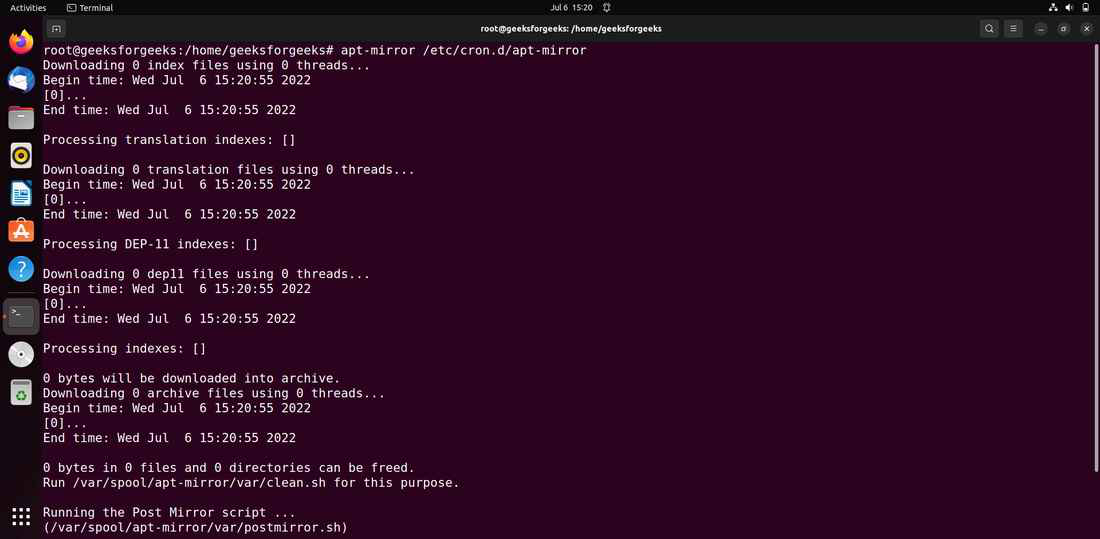 how-to-install-apt-mirror-package-on-ubuntu-geeksforgeeks