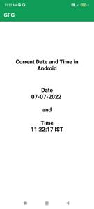 How to Get Current Time and Date in Android? - GeeksforGeeks