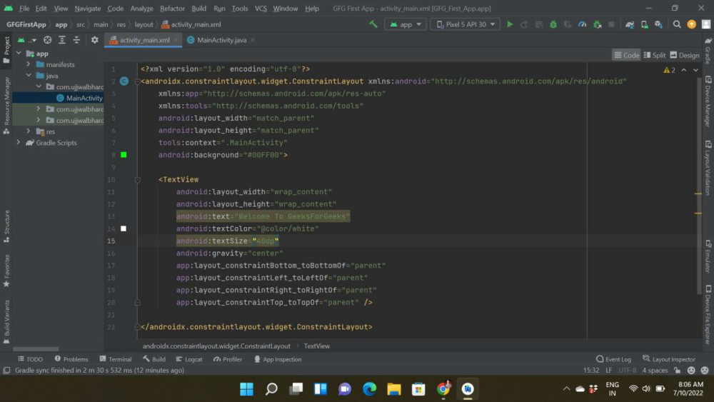 create code template for android studio