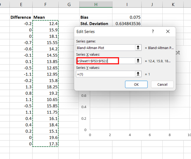 Selecting-X-values