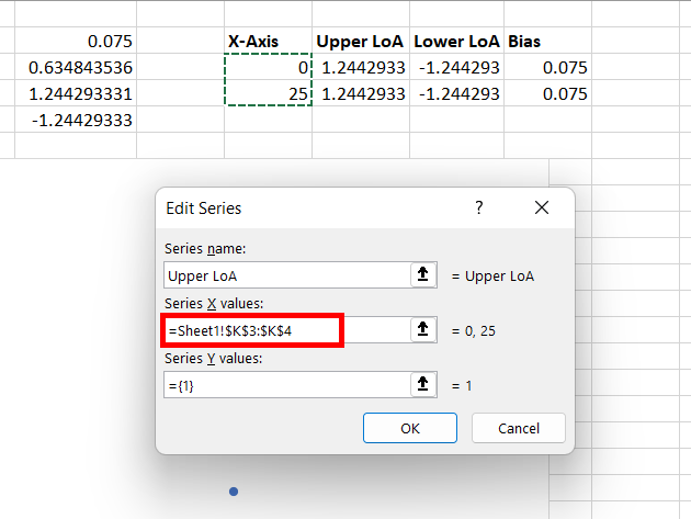 Selecting-X-values