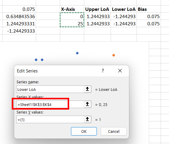 Selecting-X-values