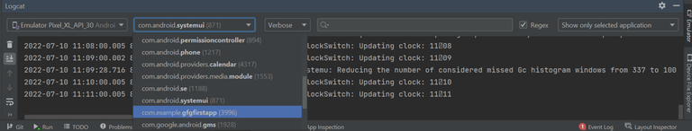 How to Filter Logcat to Only Get Messages From the Running Application ...