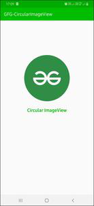 Circular ImageView Example Output