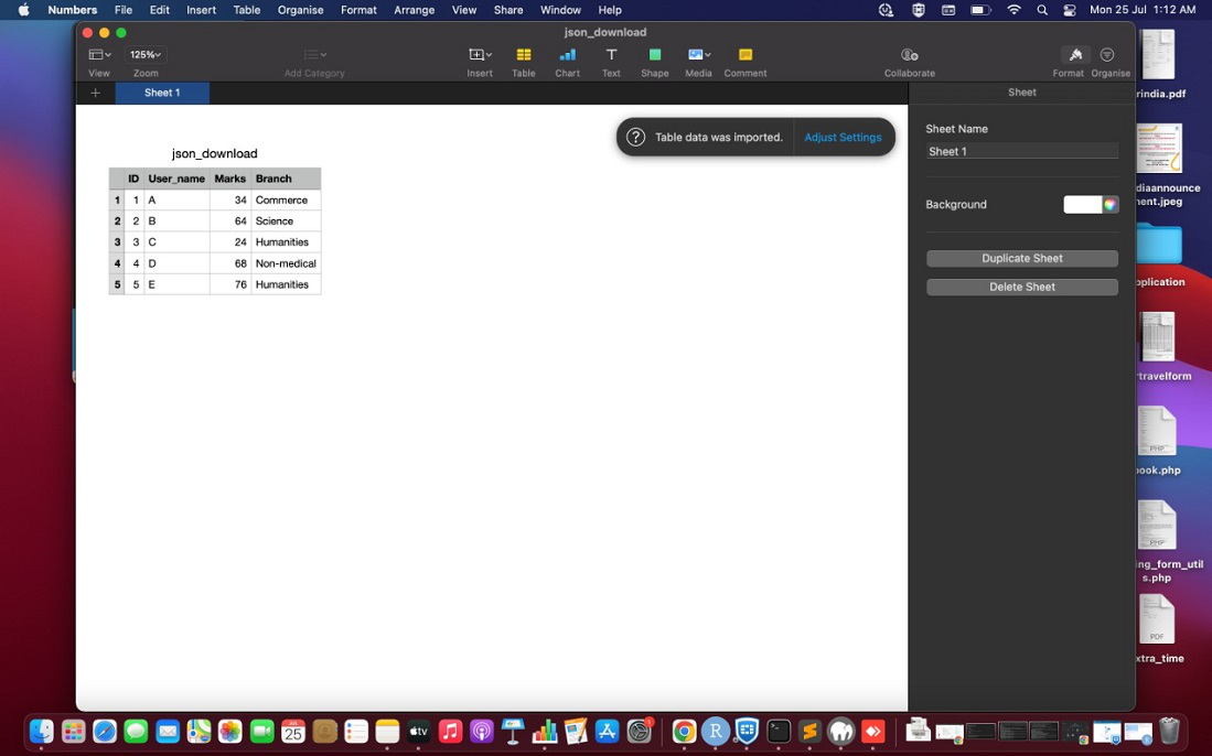 Download and parse JSON Using R