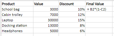 Using-percentage-decrease-formula