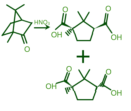 camphor chemical reaction 2