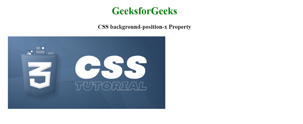 CSS Background position x 