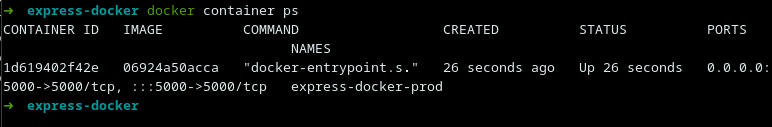 How to Dockerize an ExpressJS App ? - GeeksforGeeks