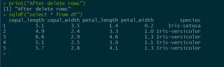 How to write a SQL query in R?