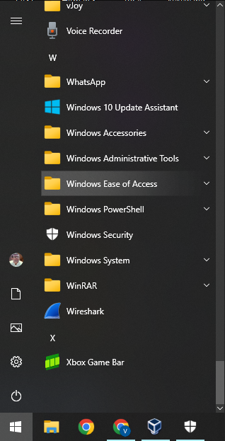 Windows Start Menu