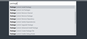 package control