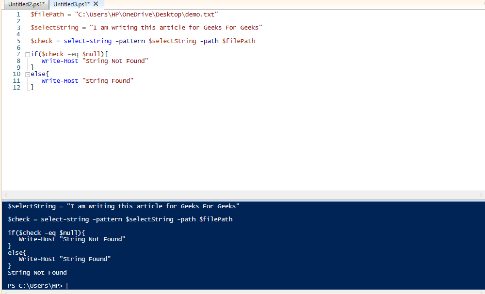 How To Find And Replace The Content From The File Or String Using Powershell  - Geeksforgeeks