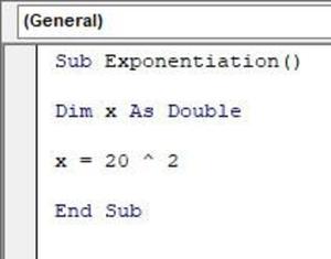 Exponentiation