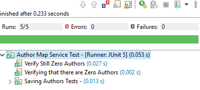 JUnit Output Success