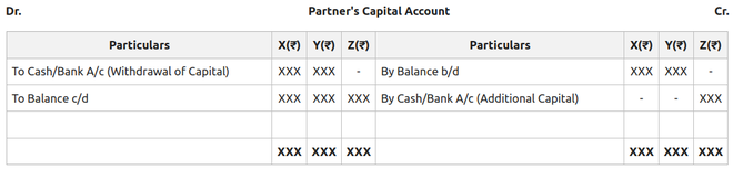 Partner's Capital Account