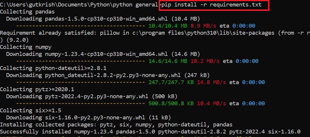 How To Install Python Packages With Requirements Txt GeeksforGeeks