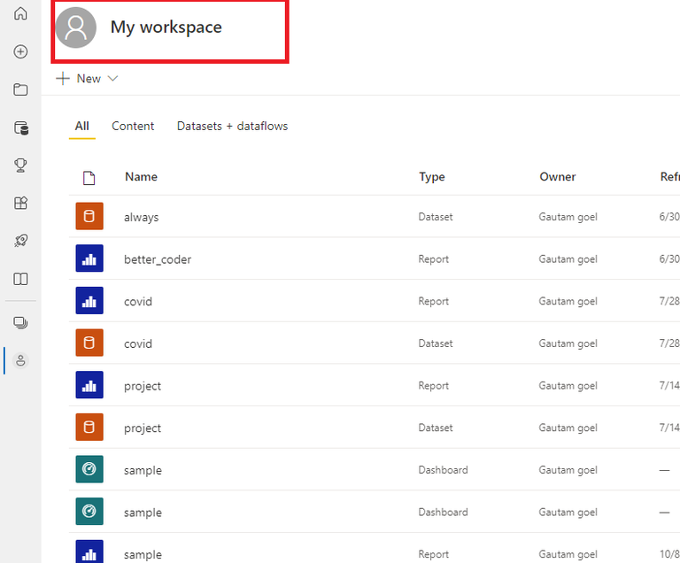 Power BI - How to rename a Report in Workspace? - GeeksforGeeks