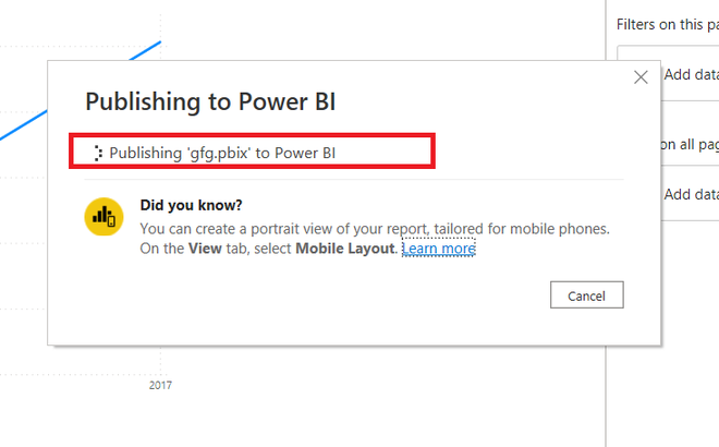 Power BI - How to Publish Desktop Reports?