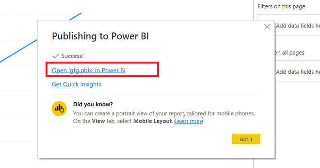 Power BI - How to Publish Desktop Reports?