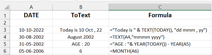 Formula-for-date-to-text