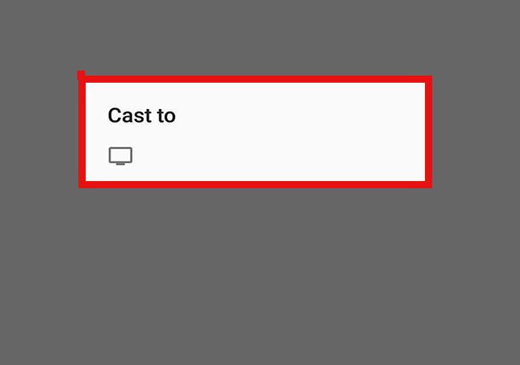 Chrome Casting Option