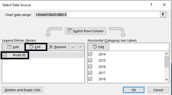 Selecting-profit-option