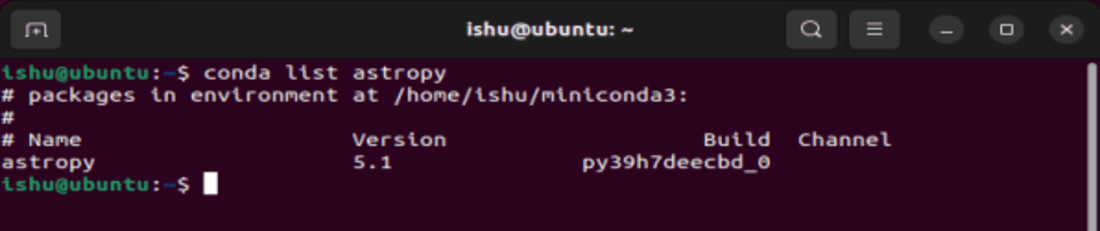 verifying-astropy-using-conda