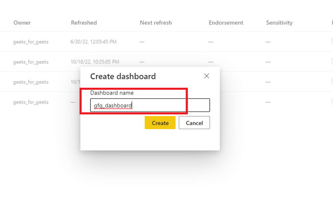 Power BI - How to add Reports to Dashboards?