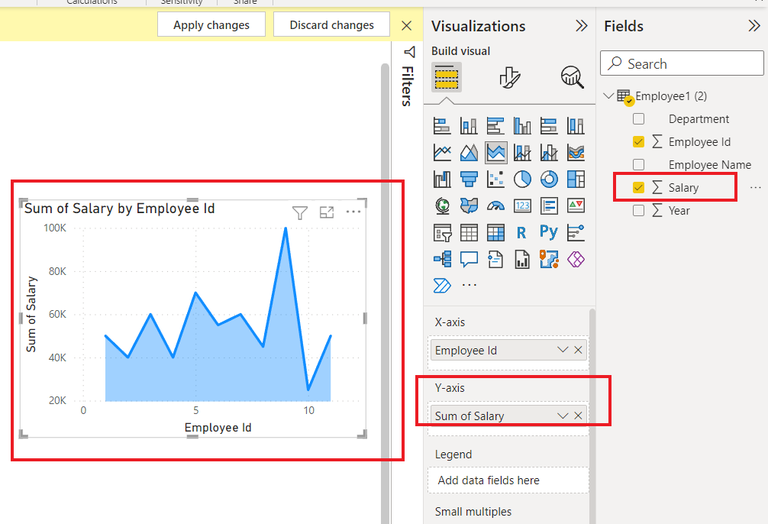 Power BI - How to Create a Stacked Area Chart - GeeksforGeeks