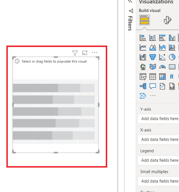 Power BI - Create 100% Stacked Column Chart