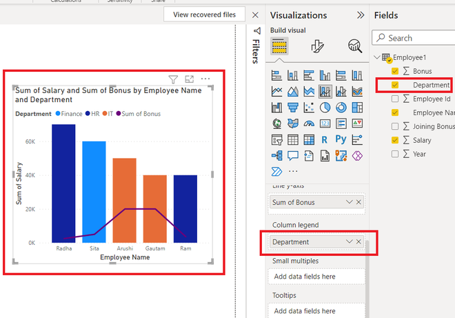 Power BI - Create a Combo Chart