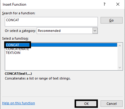 Selecting-function