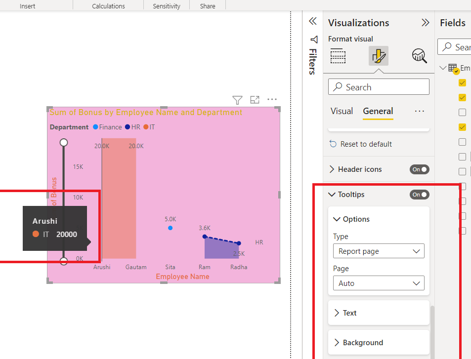 Power BI - Format Area Chart - GeeksforGeeks