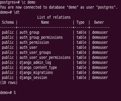 PostgreSQL with your Django Application on Ubuntu