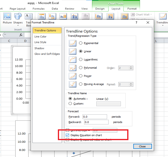 Clicking-option-display-equation-on-chart