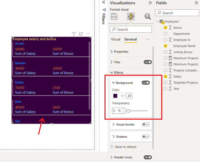 Power BI - How to Format Multi-Row Card?