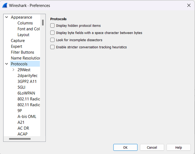 PRES Users Context List in Wireshark - GeeksforGeeks