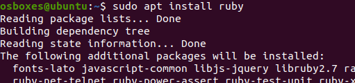 Installing-ruby