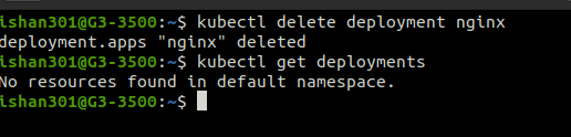 kubectl delete command