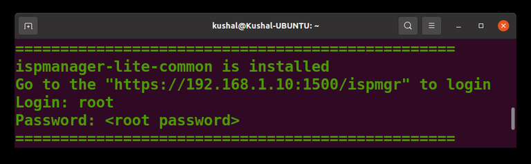 How to install ISPManager in Linux - GeeksforGeeks