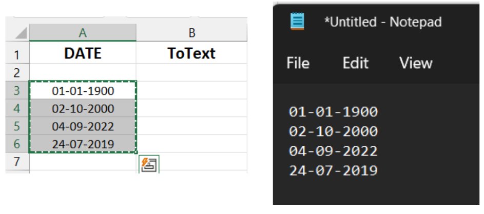 Pasting-content-in-notepad