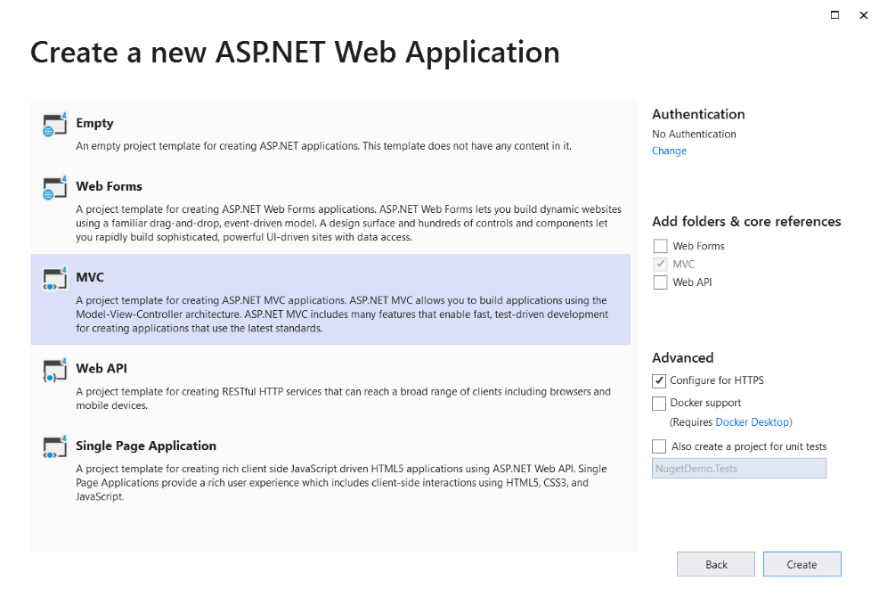 ASP.NET MVC applications