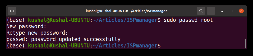 How to install ISPManager in Linux - GeeksforGeeks